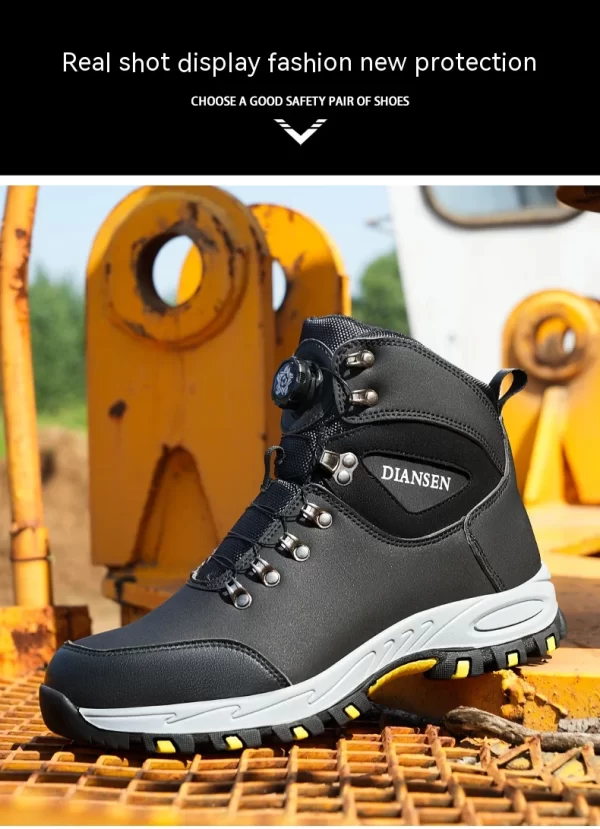 Professional Safety Sneakers - Lightweight Industrial Work Footwear (US 6-13)